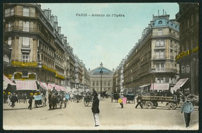 Opera Avenue in Paris by French Photographer